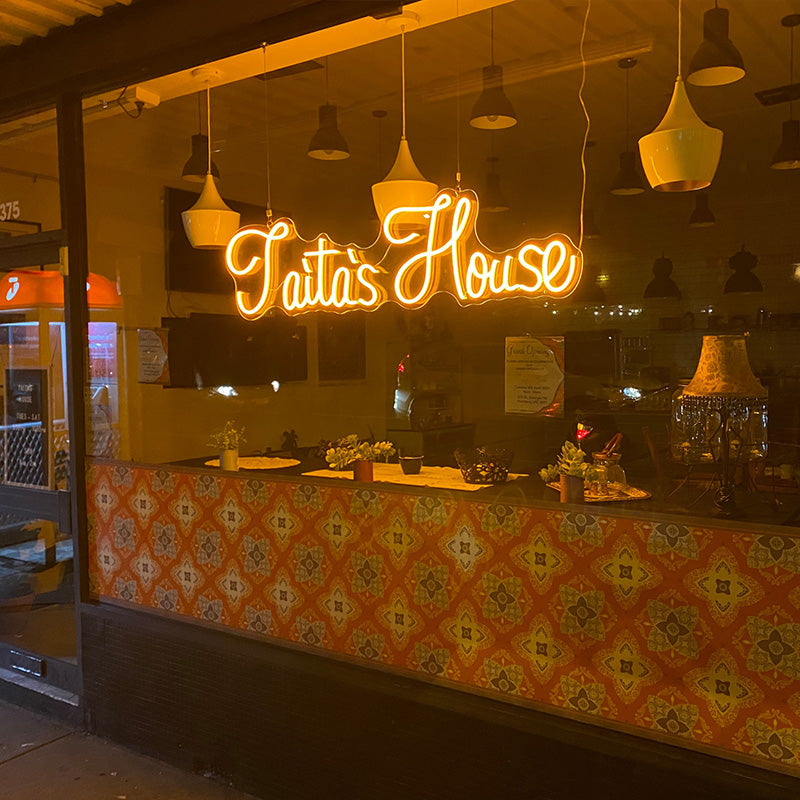 Client's Custom neon light Logo