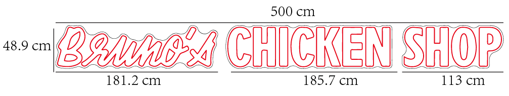 Business Logo Outdoor Neon Sign