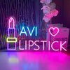Customisable Lipstick Neon Sign