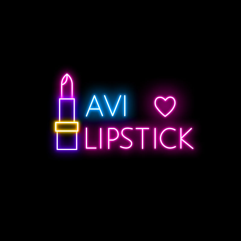 Customisable Lipstick Neon Sign