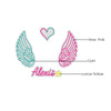 Customisable Angel Wings Neon Light