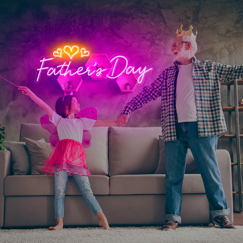 Customisable Father’s Day Neon Sign