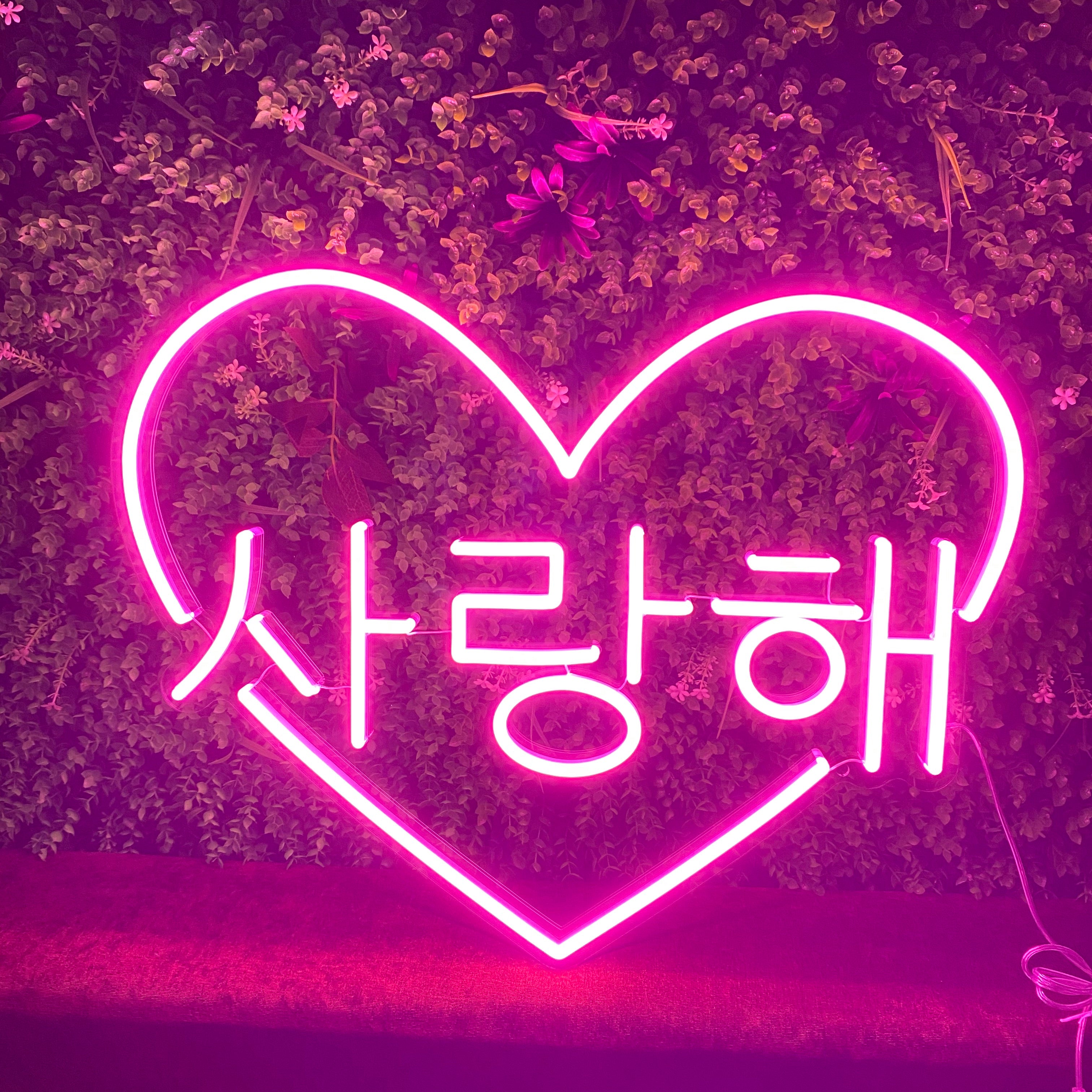 Korean lover sign