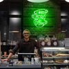 I need more coffee personalized neon