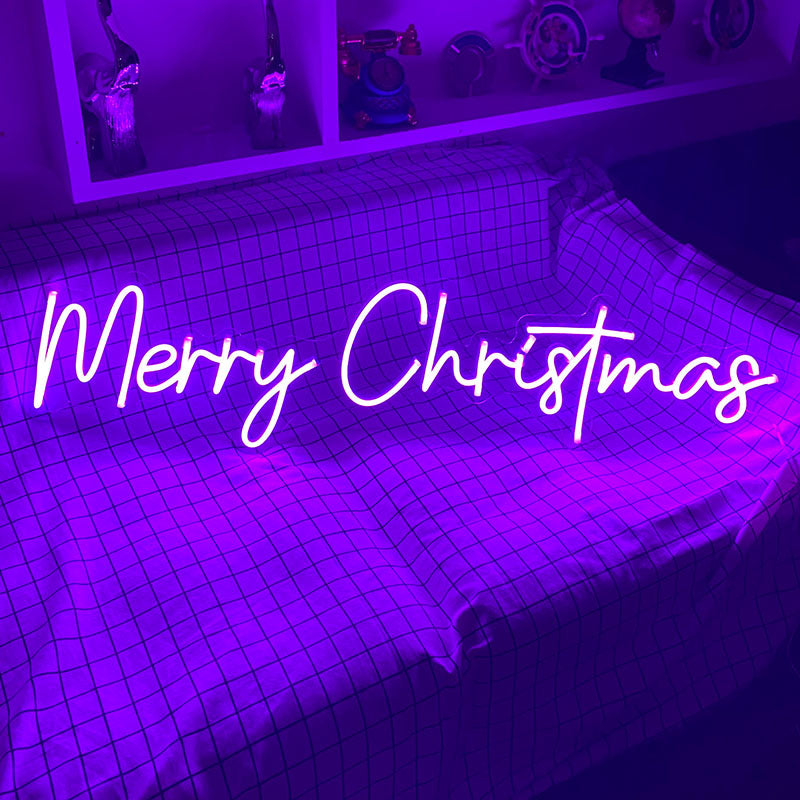 Merry Christmas Neon Sign