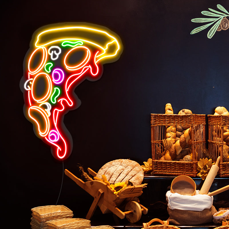 LED Neon Pizza Wall Art