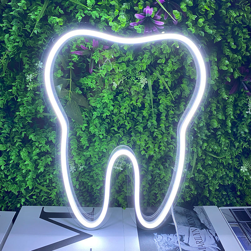 Tooth LED Neon Sign for Dentistry