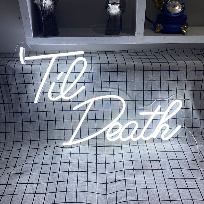 Til Death neon light
