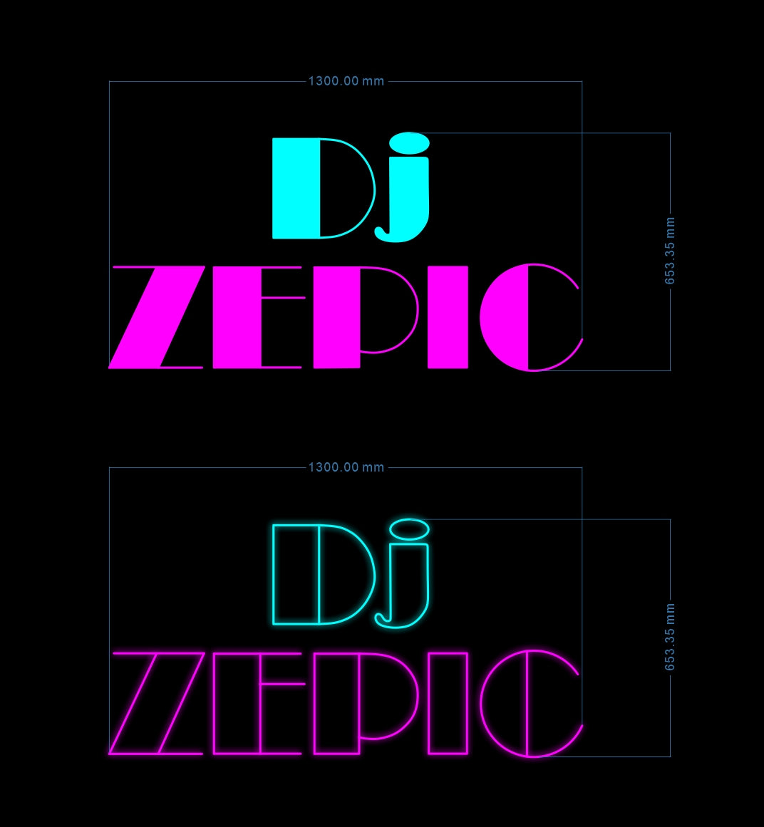 Business Logo Outdoor Neon Sign