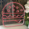 Hamburger LED Line Art neon sign