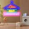 Open Laundromat LED Neon Sign