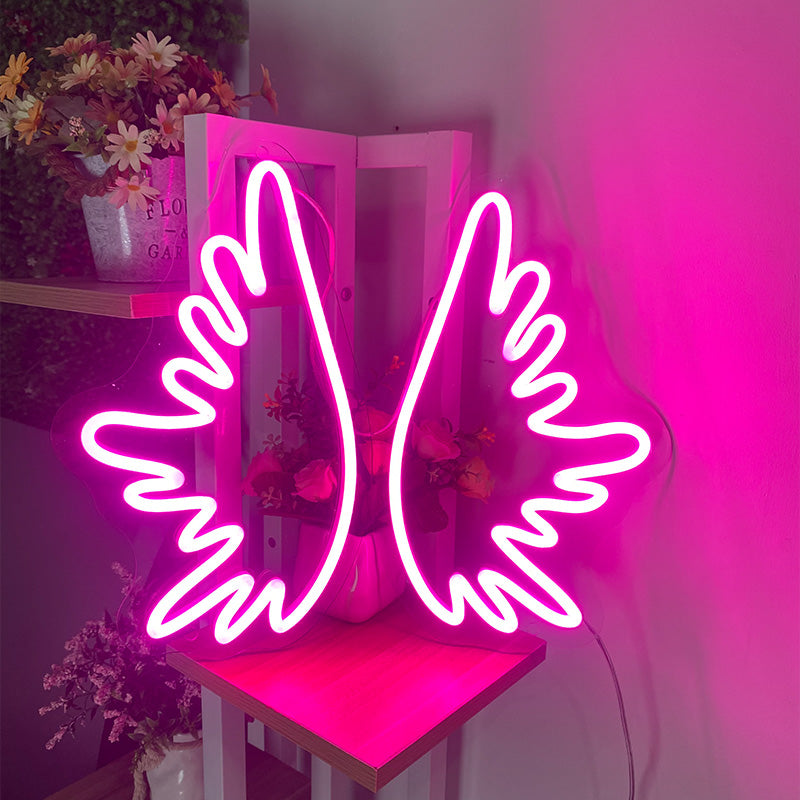Angelic Wings Led Signs