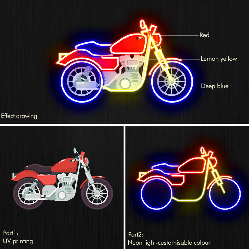Motorcycle LED Neon Sign