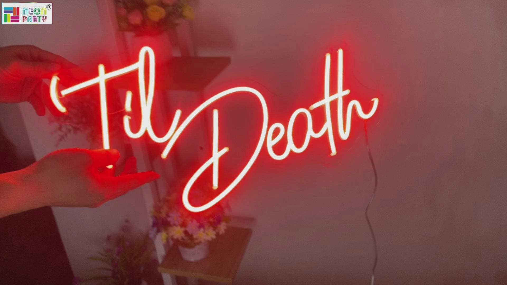 Til Death neon light