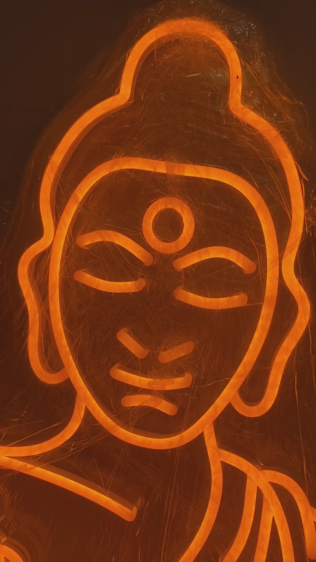 Personalised Neon Buddha Sign