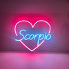 Customisable name neon sign with heart