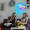 Cool Retro Sunglasses Neon Sign