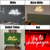 Yes to Champagne LED neon sign