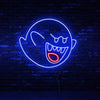 Ghost blue neon sign