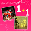 Snowman & Reindeer neon light set