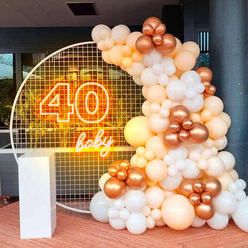 40 baby Birthday Party Neon Sign