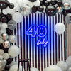 40 baby Birthday Party Neon Sign