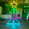 3D Neon Christmas Tree