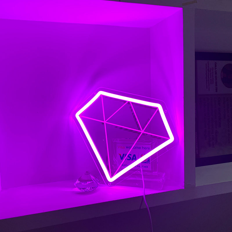 diamond neon sign