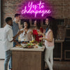 Yes to Champagne LED neon sign