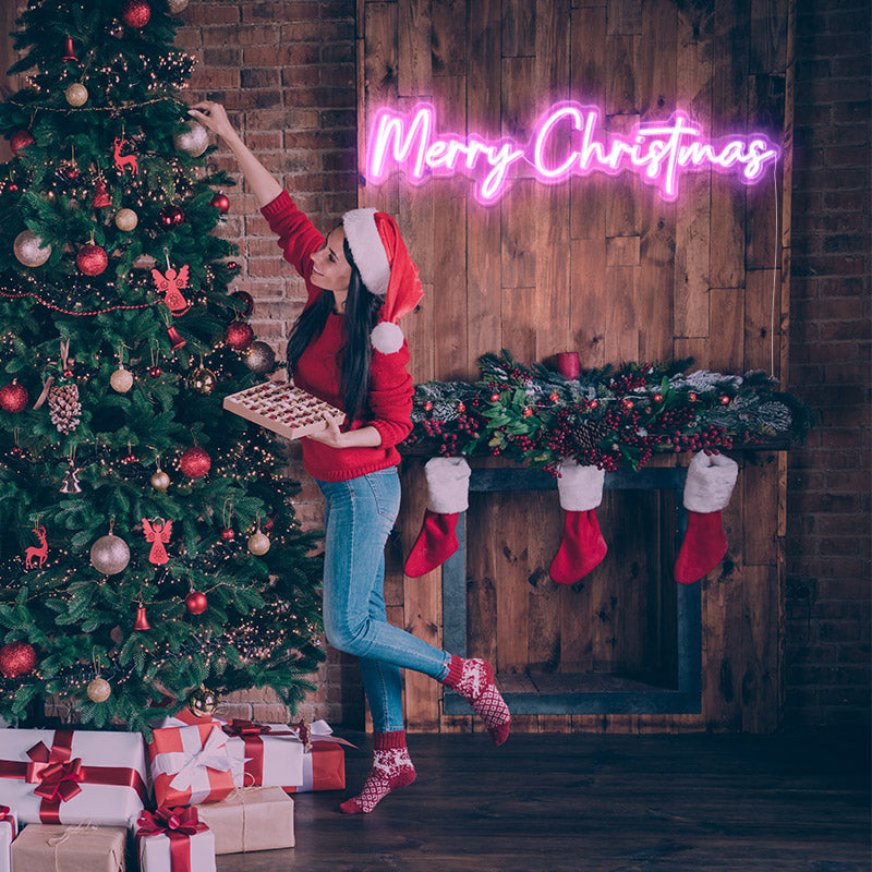 Merry Christmas Neon Sign