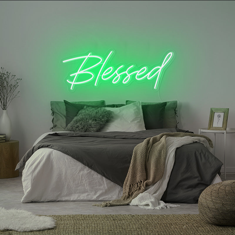 Creative gift Blessed neon