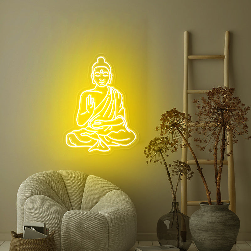 Personalised Neon Buddha Sign