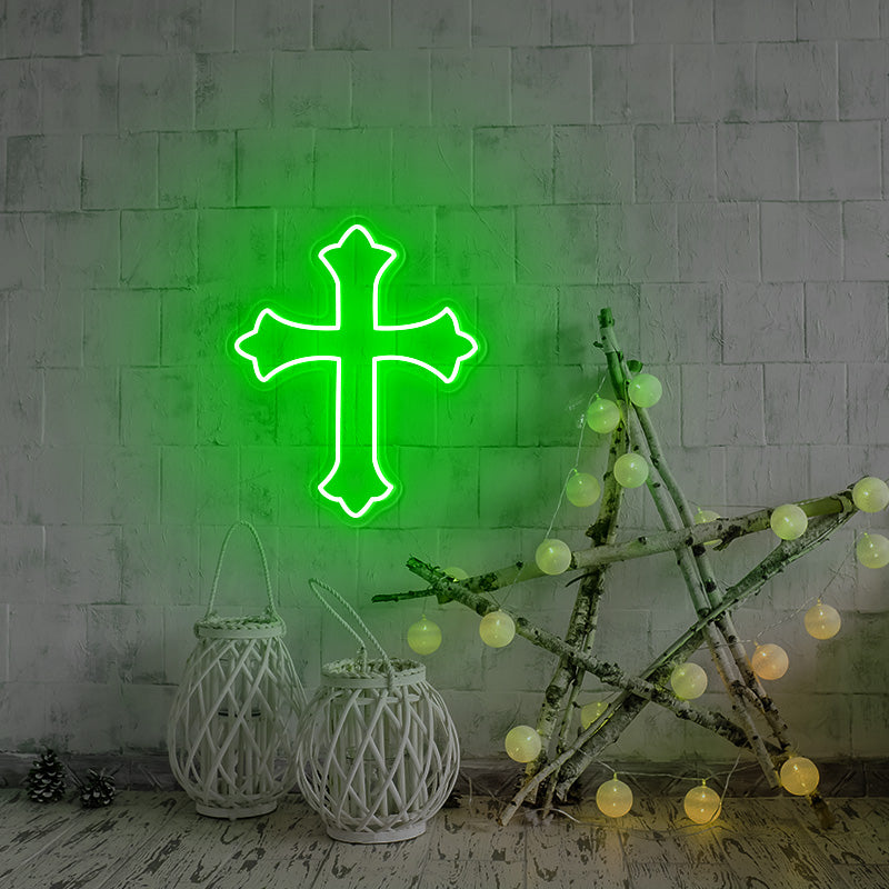 Cross Neon Decorations