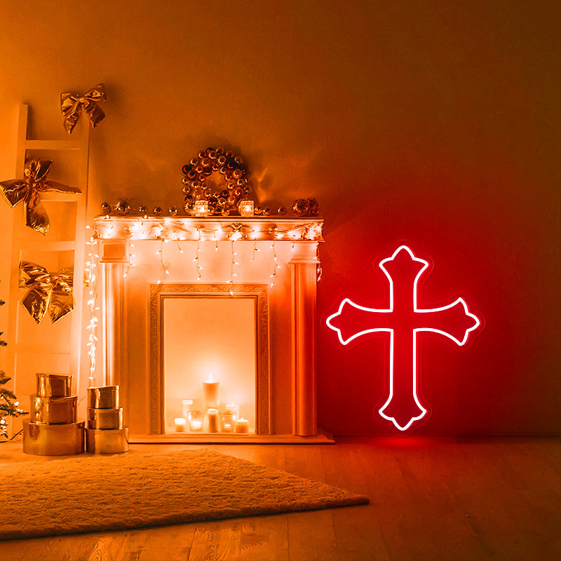 Cross Neon Decorations