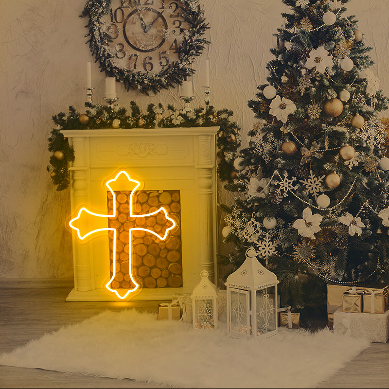 Cross Neon Decorations