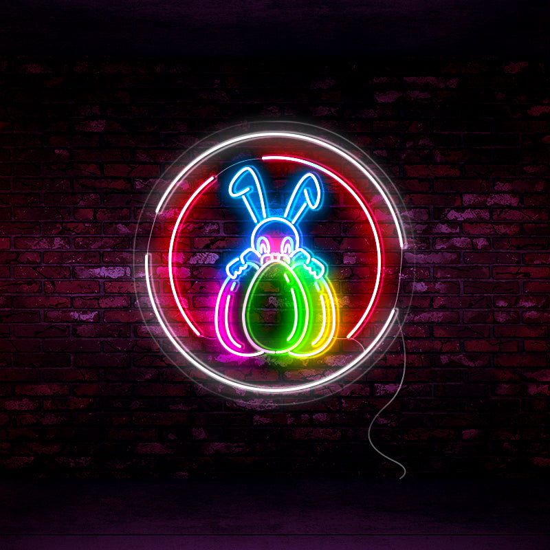 Multi Toned Easter Bunny Neon