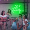 Let's Party Neon Sign