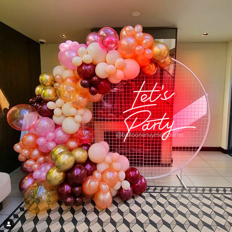 Let's Party Neon Sign