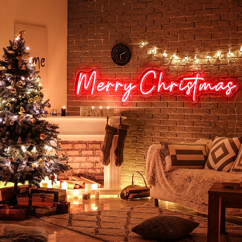 Merry Christmas Neon Sign