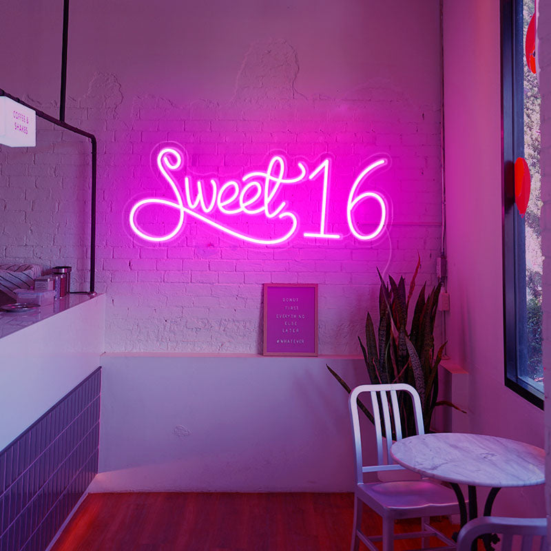 Sweet 16th birthday Neon light