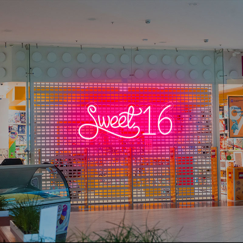 Sweet 16th birthday Neon light