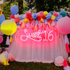 Sweet 16th birthday Neon light