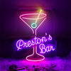 Custom Name cocktail bar sign