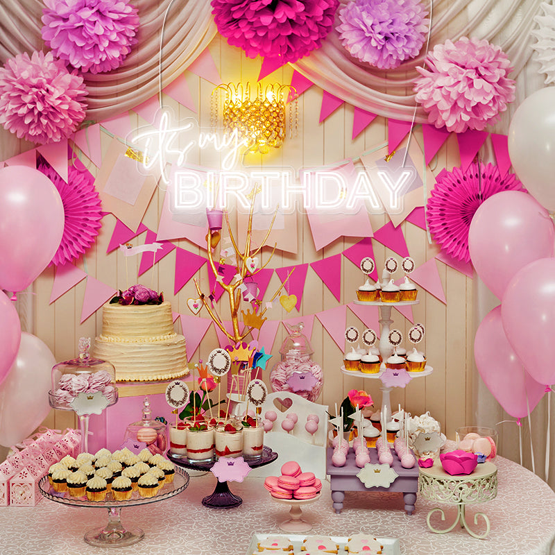 it's my birthday LED neon sign