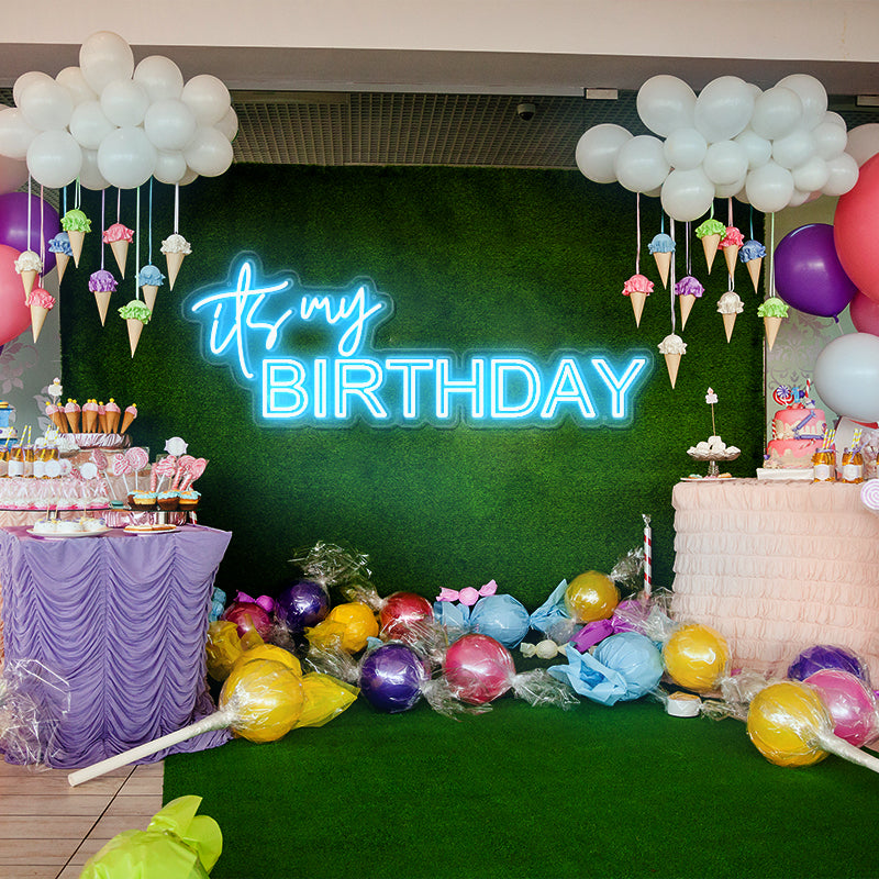 it's my birthday LED neon sign