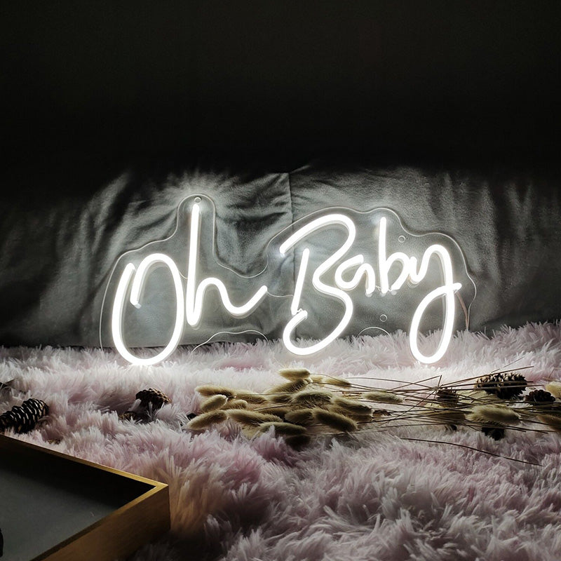 Oh Baby wall sign for kids room