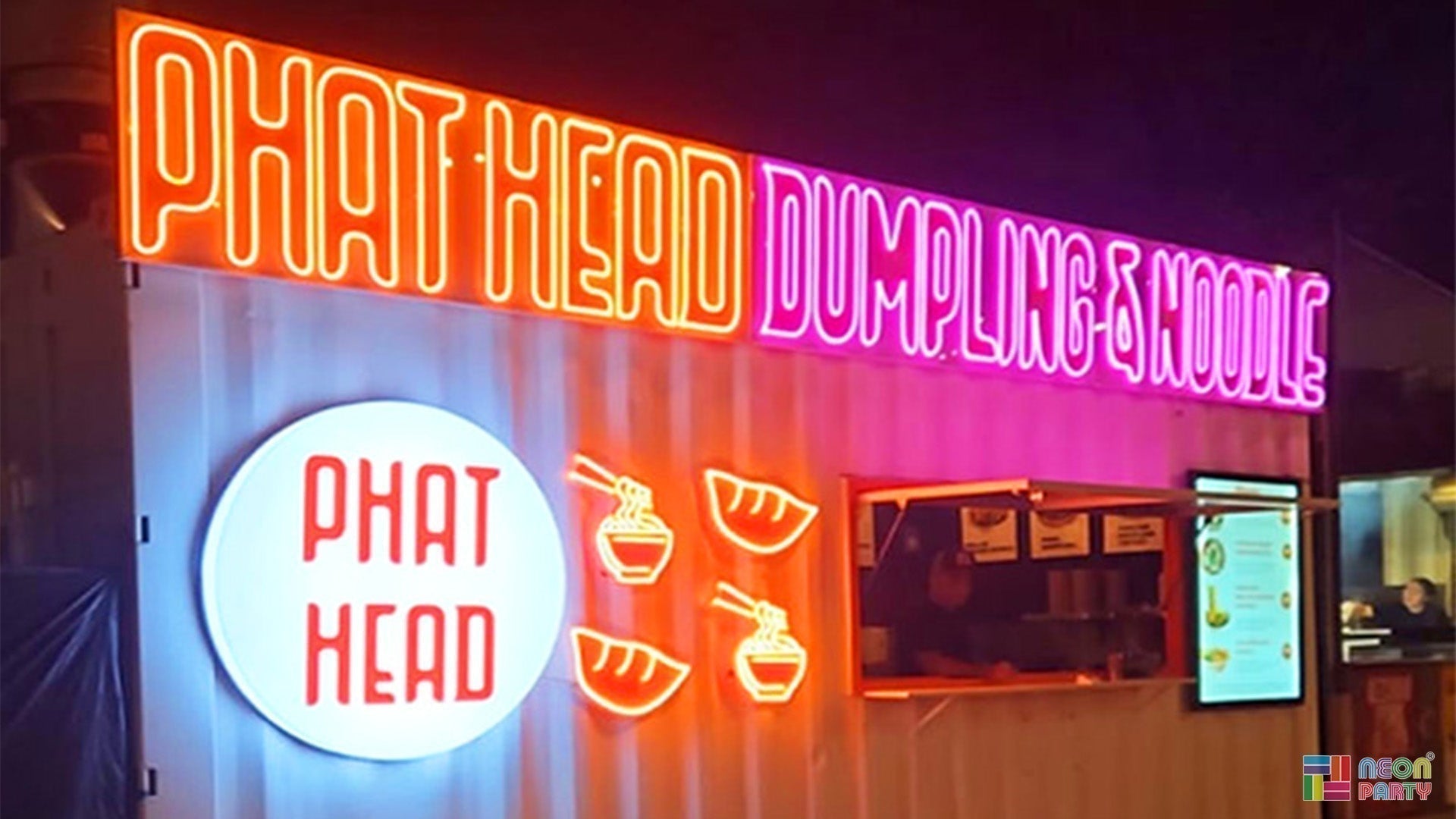 Neonparty® refreshes Phat Head Dumplings