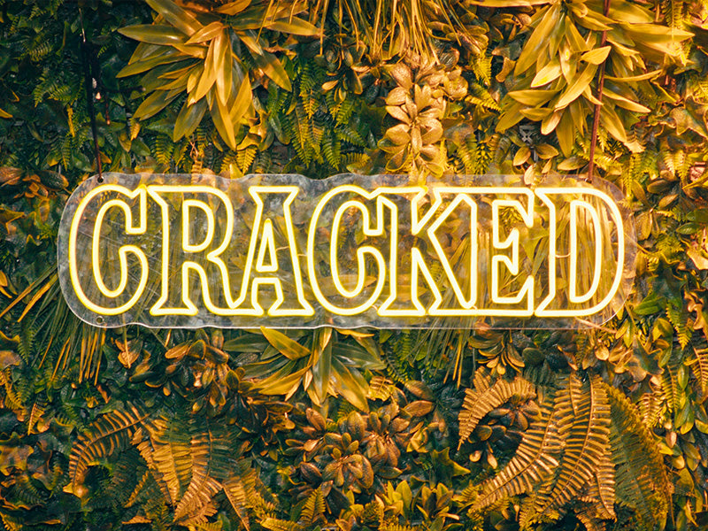 Clear Acrylic Backboard Neon Sign
