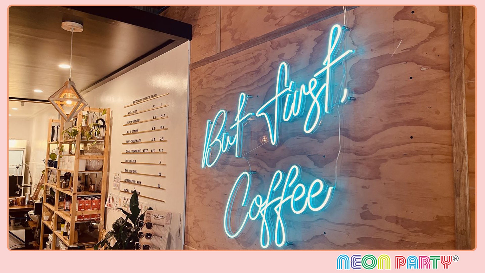Neonparty® AU Illuminating Innovation _Cyan Neon Signs