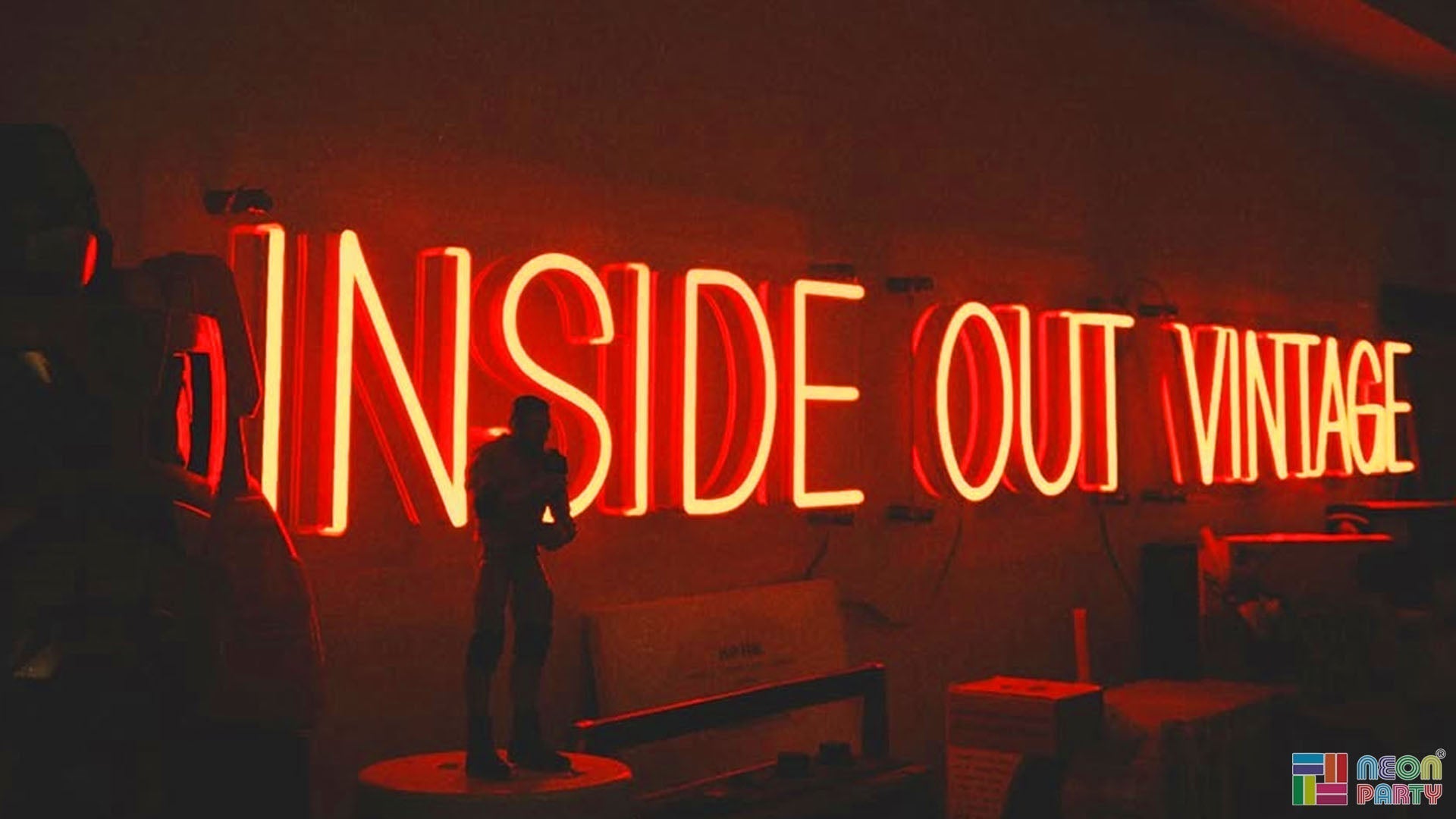 Neon Party Brought the Vintage Glow for Inside Out Vintage